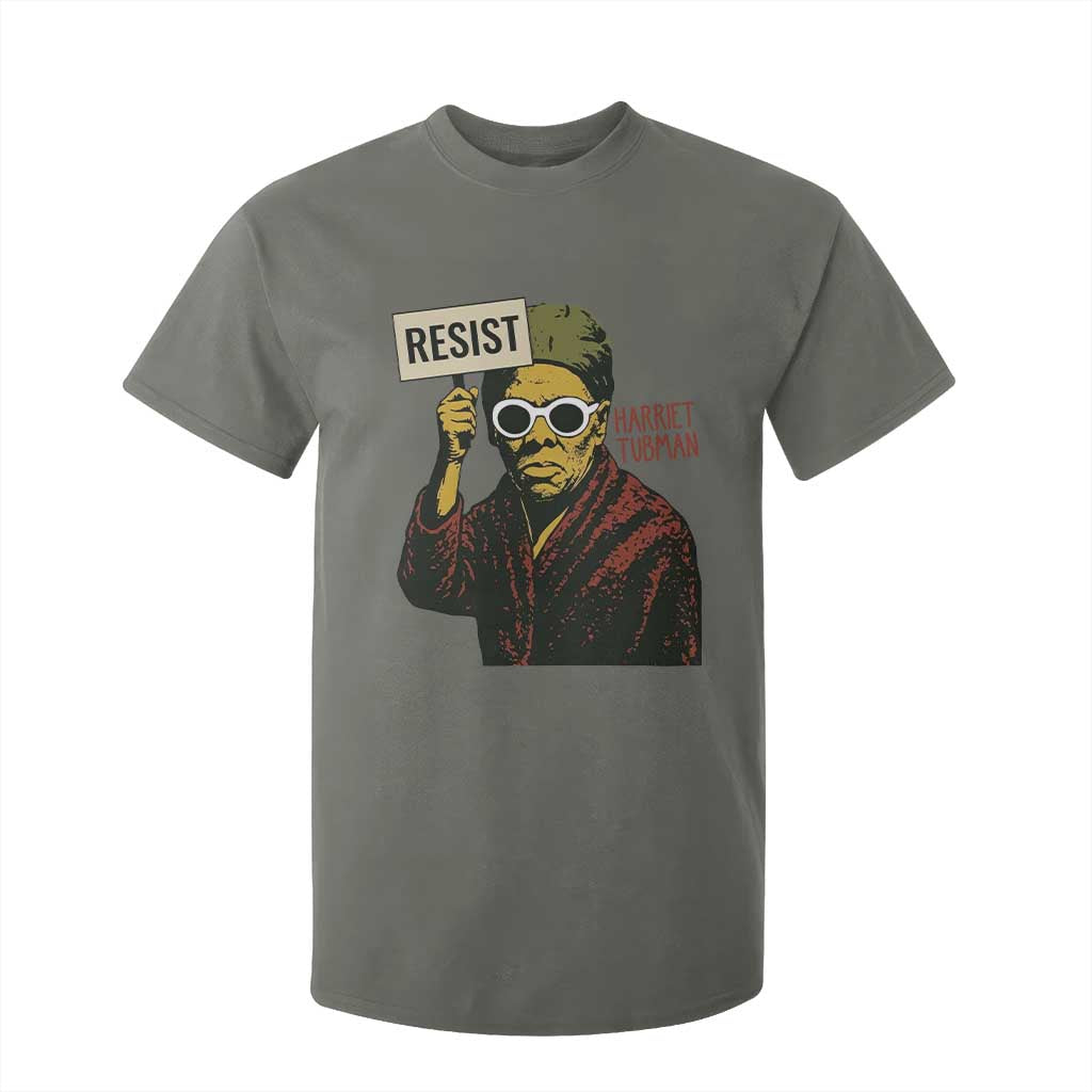 Funny Harriet Tubman Says Resist T Shirt For Kid Female Empowerment History Gift - African Pride