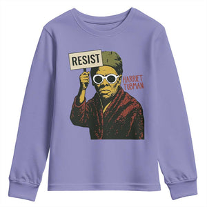 Funny Harriet Tubman Says Resist Youth Sweatshirt Female Empowerment History Gift - African Pride