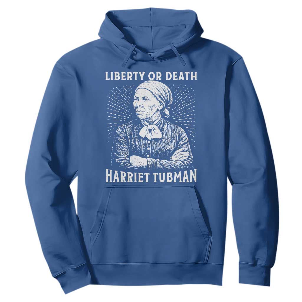 Harriet Tubman Liberty Or Death Hoodie Female Empowerment History Gift