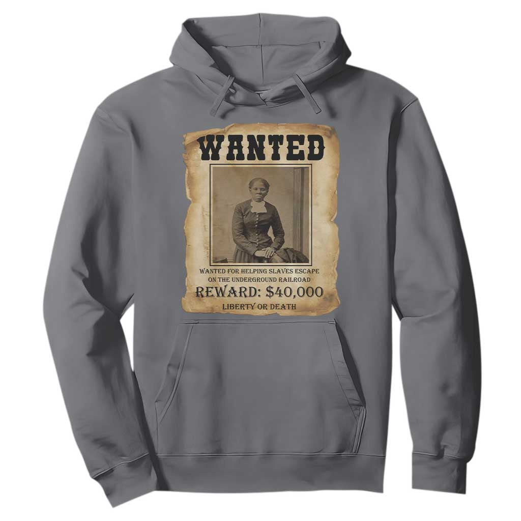 Harriet Tubman Wanted Reward Poster Hoodie Freedom Or Death