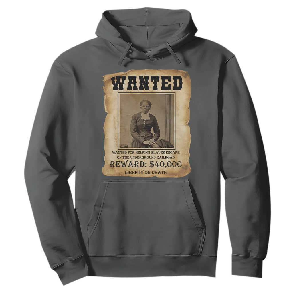Harriet Tubman Wanted Reward Poster Hoodie Freedom Or Death