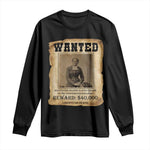 Harriet Tubman Wanted Reward Poster Long Sleeve Shirt Freedom Or Death