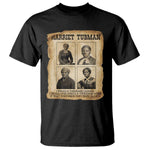 Vintage Harriet Tubman Poster T Shirt I Freed A Thousand People