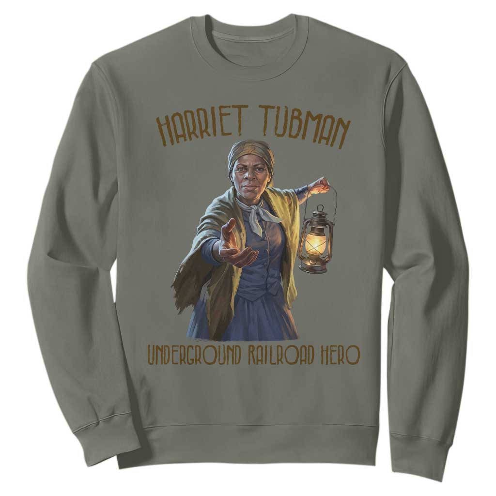 Harriet Tubman Sweatshirt Underground Railroad Hero Black History Month Gift