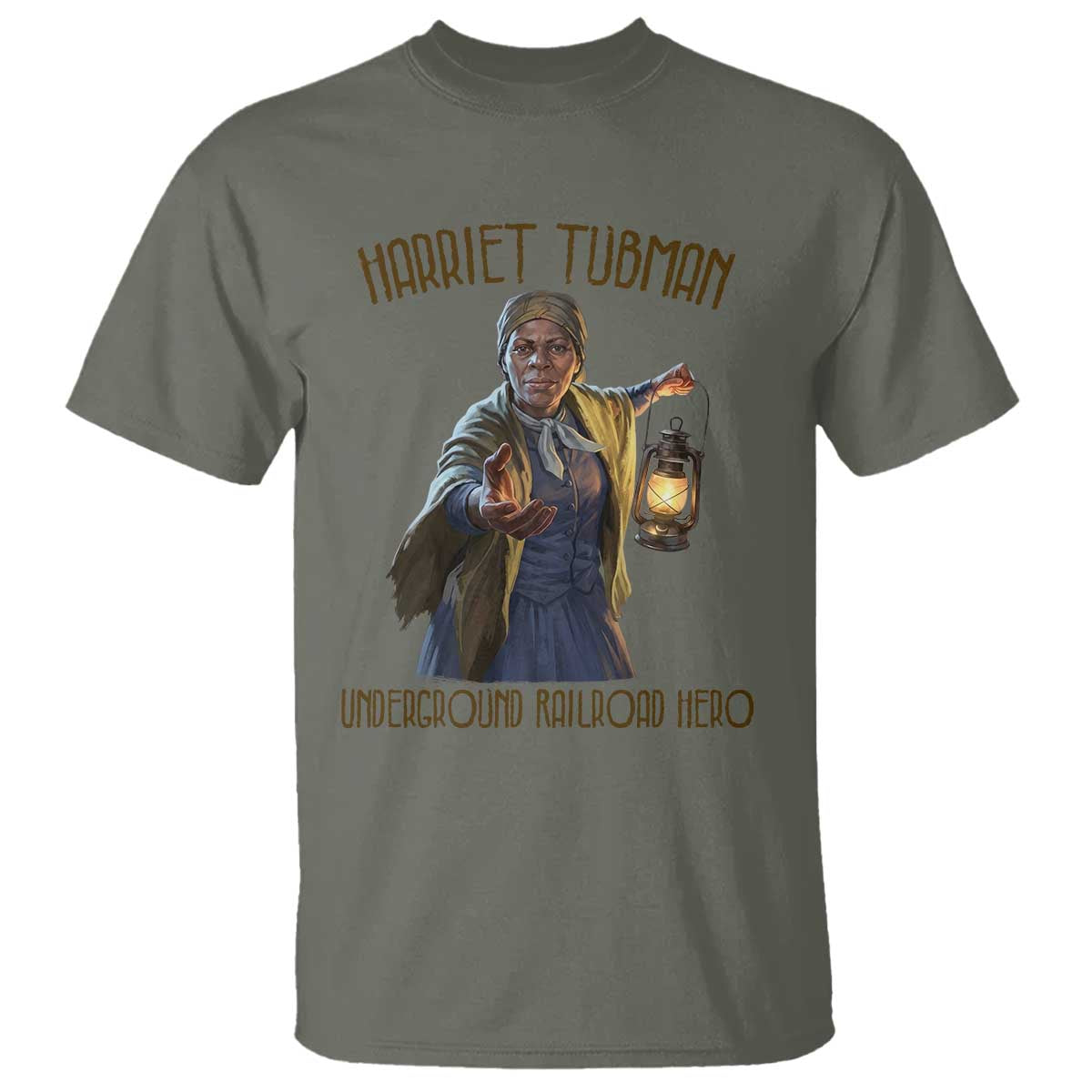 Harriet Tubman T Shirt Underground Railroad Hero Black History Month Gift