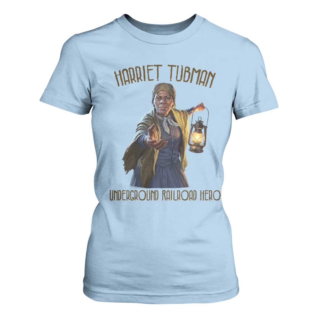 Harriet Tubman T Shirt For Women Underground Railroad Hero Black History Month Gift