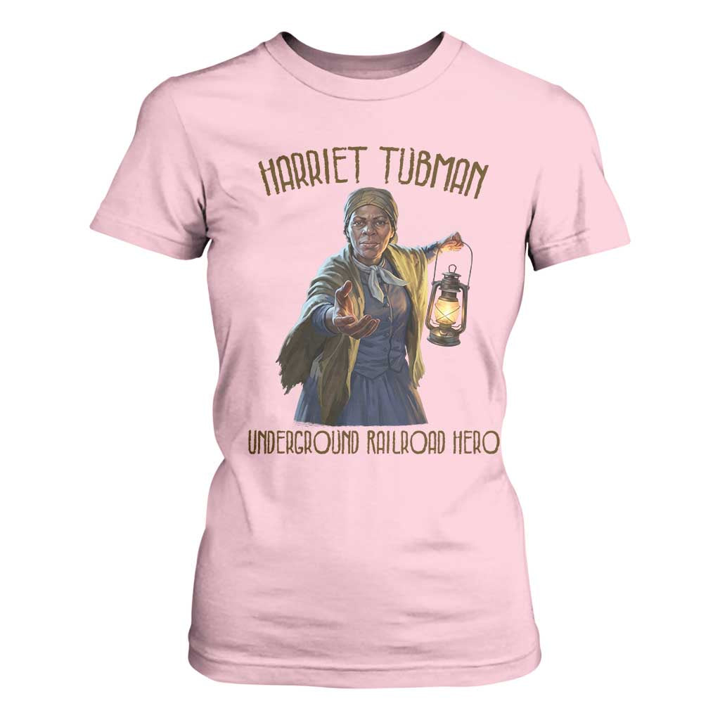 Harriet Tubman T Shirt For Women Underground Railroad Hero Black History Month Gift