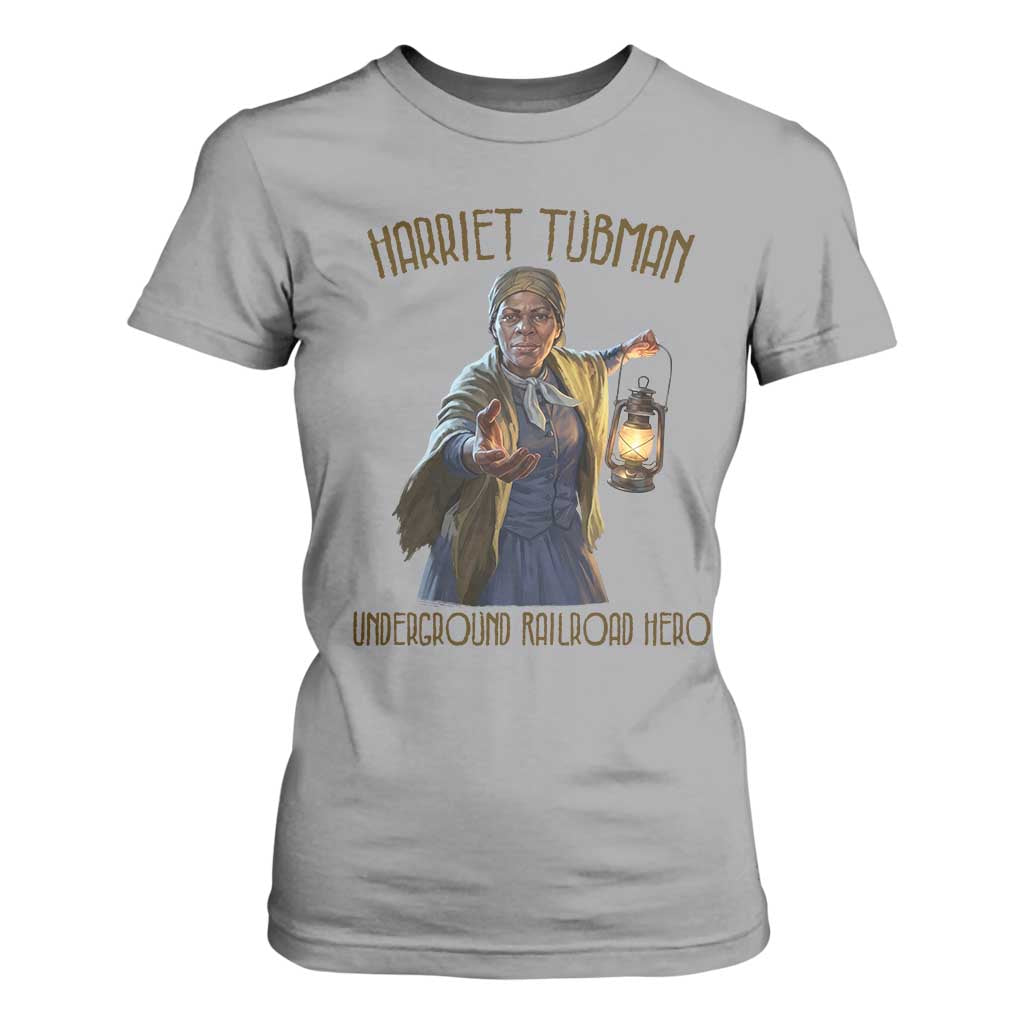 Harriet Tubman T Shirt For Women Underground Railroad Hero Black History Month Gift