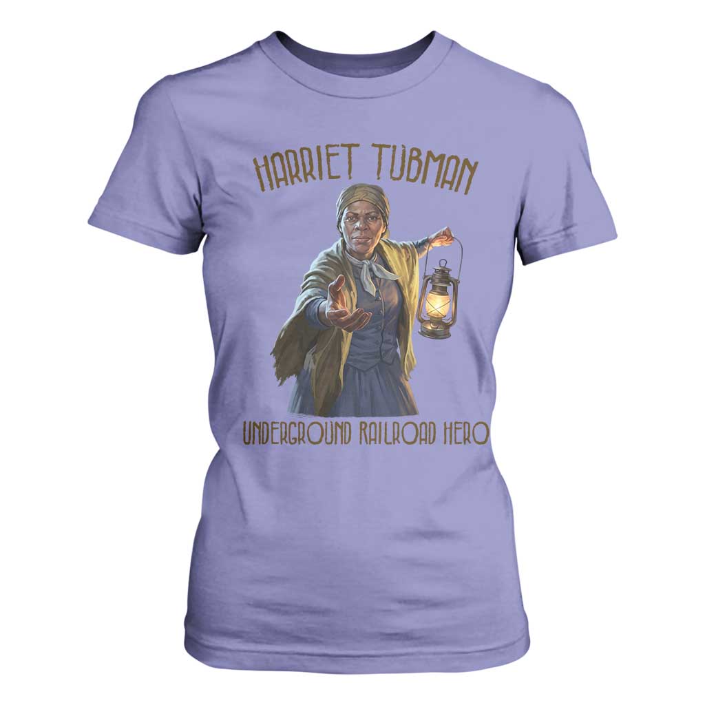 Harriet Tubman T Shirt For Women Underground Railroad Hero Black History Month Gift