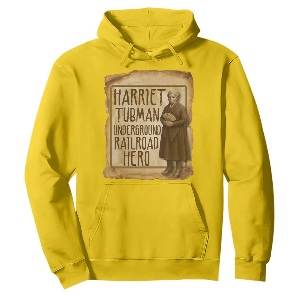 Underground Railroad Hero Harriet Tubman Hoodie Feminist History Gift