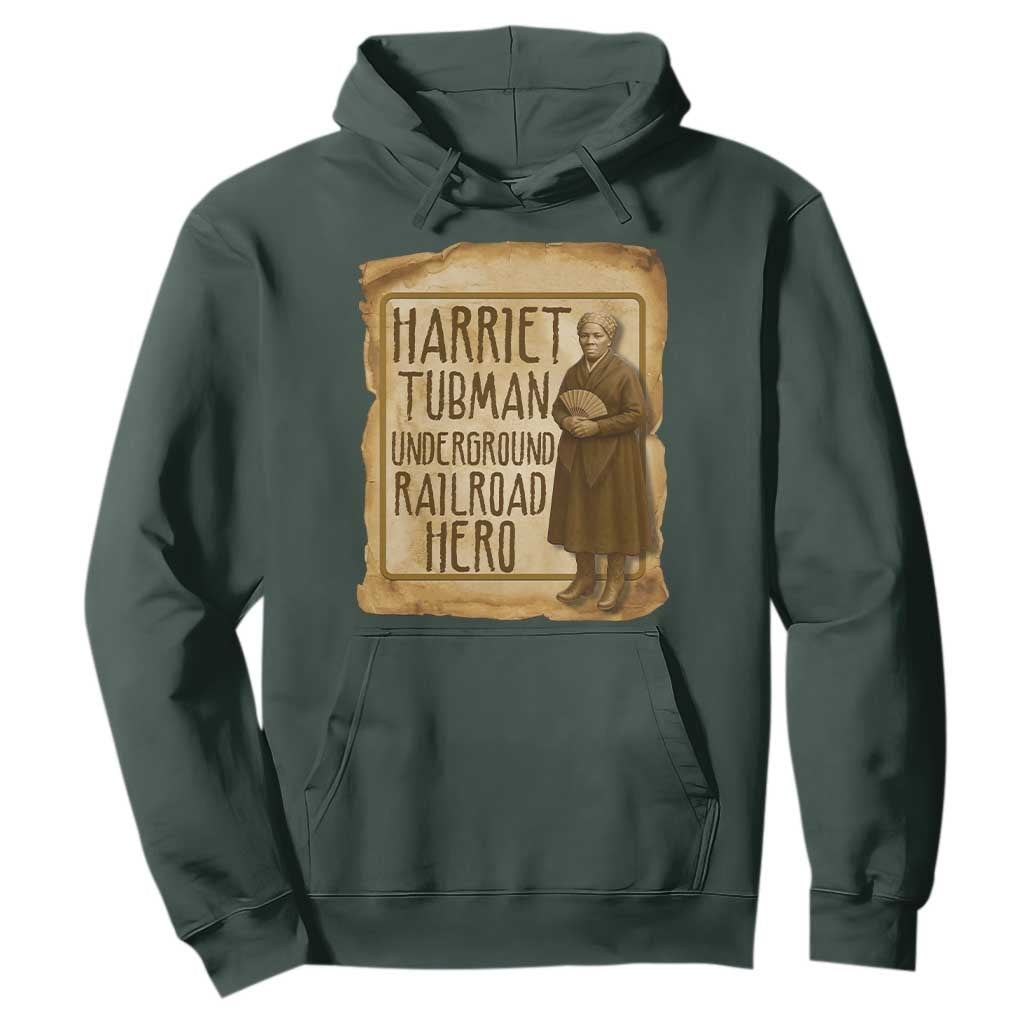 Underground Railroad Hero Harriet Tubman Hoodie Feminist History Gift