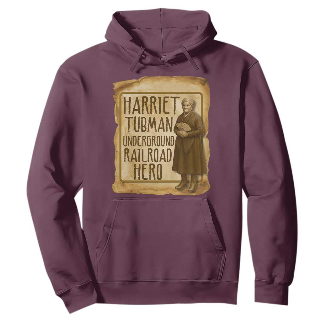 Underground Railroad Hero Harriet Tubman Hoodie Feminist History Gift
