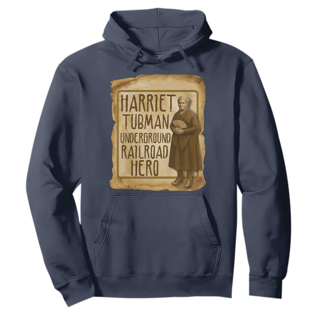 Underground Railroad Hero Harriet Tubman Hoodie Feminist History Gift