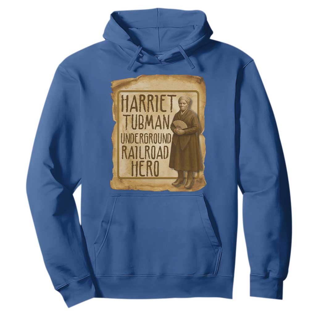 Underground Railroad Hero Harriet Tubman Hoodie Feminist History Gift