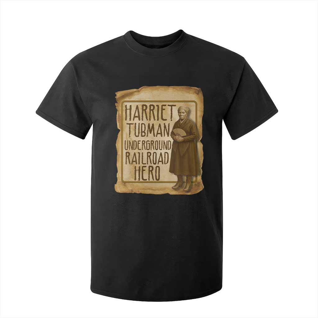 Underground Railroad Hero Harriet Tubman T Shirt For Kid Feminist History Gift