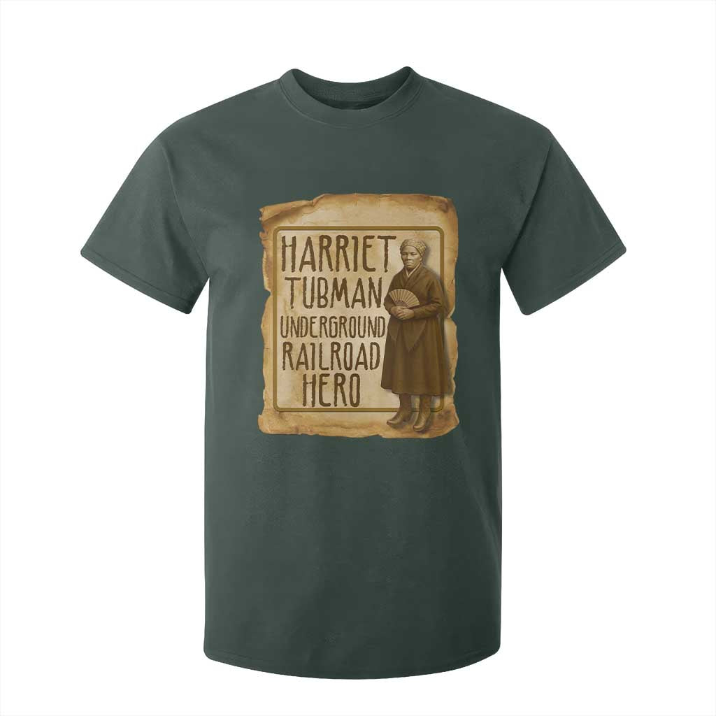 Underground Railroad Hero Harriet Tubman T Shirt For Kid Feminist History Gift