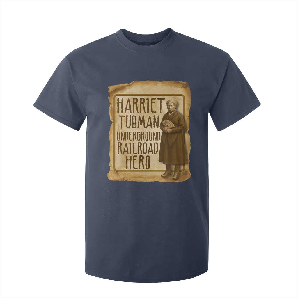 Underground Railroad Hero Harriet Tubman T Shirt For Kid Feminist History Gift