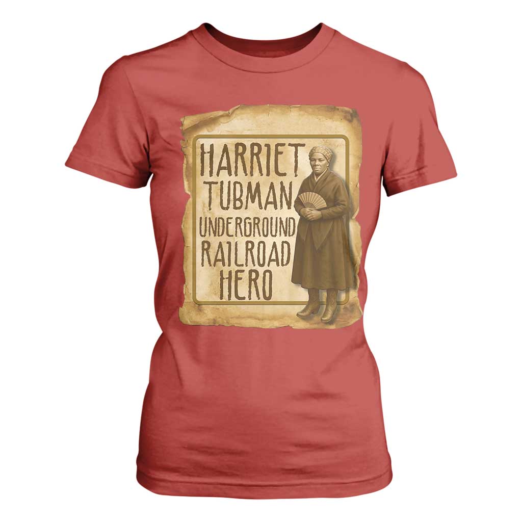 Underground Railroad Hero Harriet Tubman T Shirt For Women Feminist History Gift