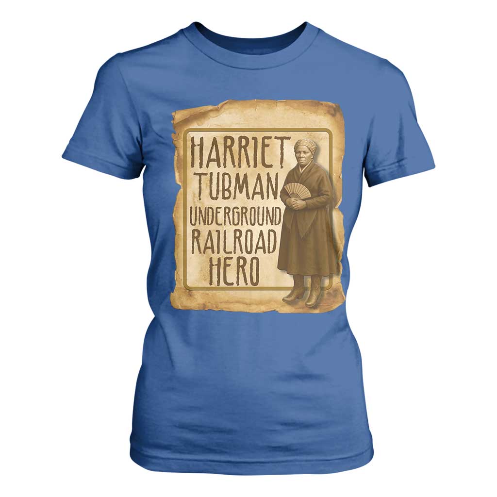 Underground Railroad Hero Harriet Tubman T Shirt For Women Feminist History Gift