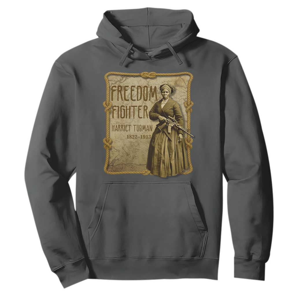 Harriet Tubman Freedom Fighter Hoodie Feminist History Gift