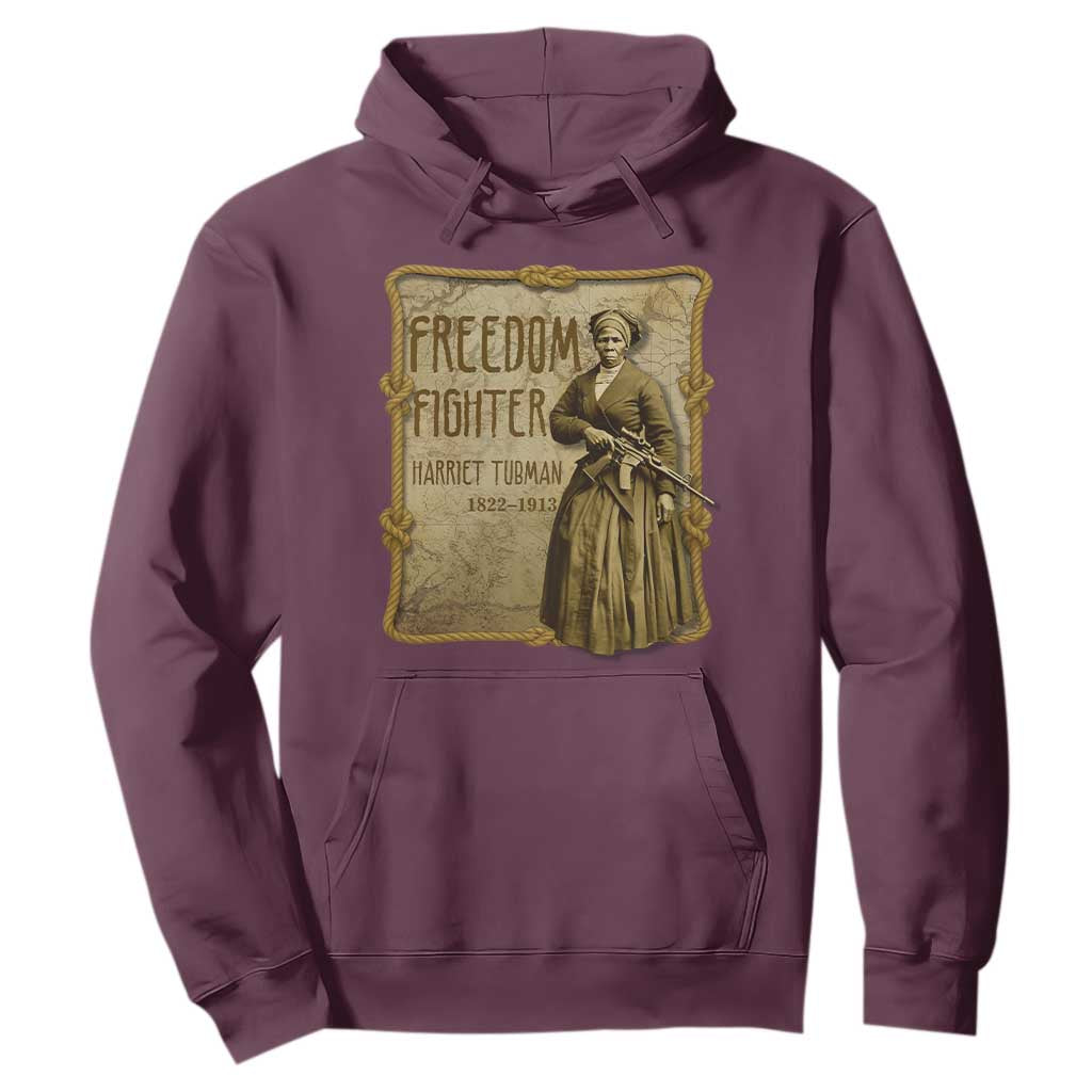 Harriet Tubman Freedom Fighter Hoodie Feminist History Gift