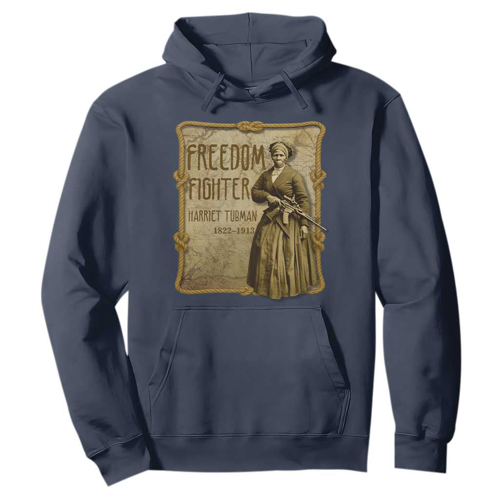 Harriet Tubman Freedom Fighter Hoodie Feminist History Gift