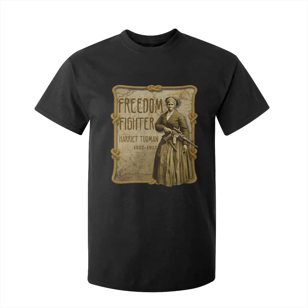 Harriet Tubman Freedom Fighter T Shirt For Kid Feminist History Gift