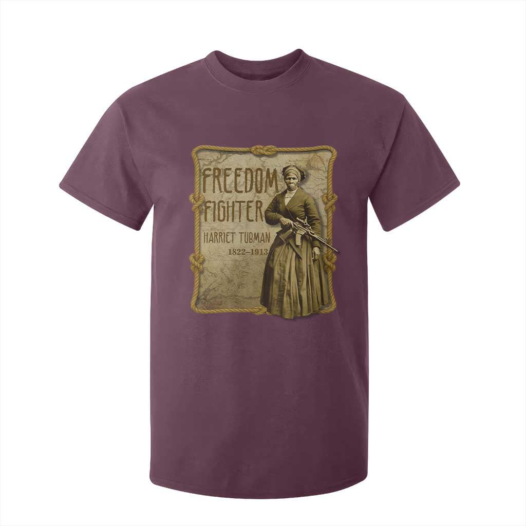Harriet Tubman Freedom Fighter T Shirt For Kid Feminist History Gift