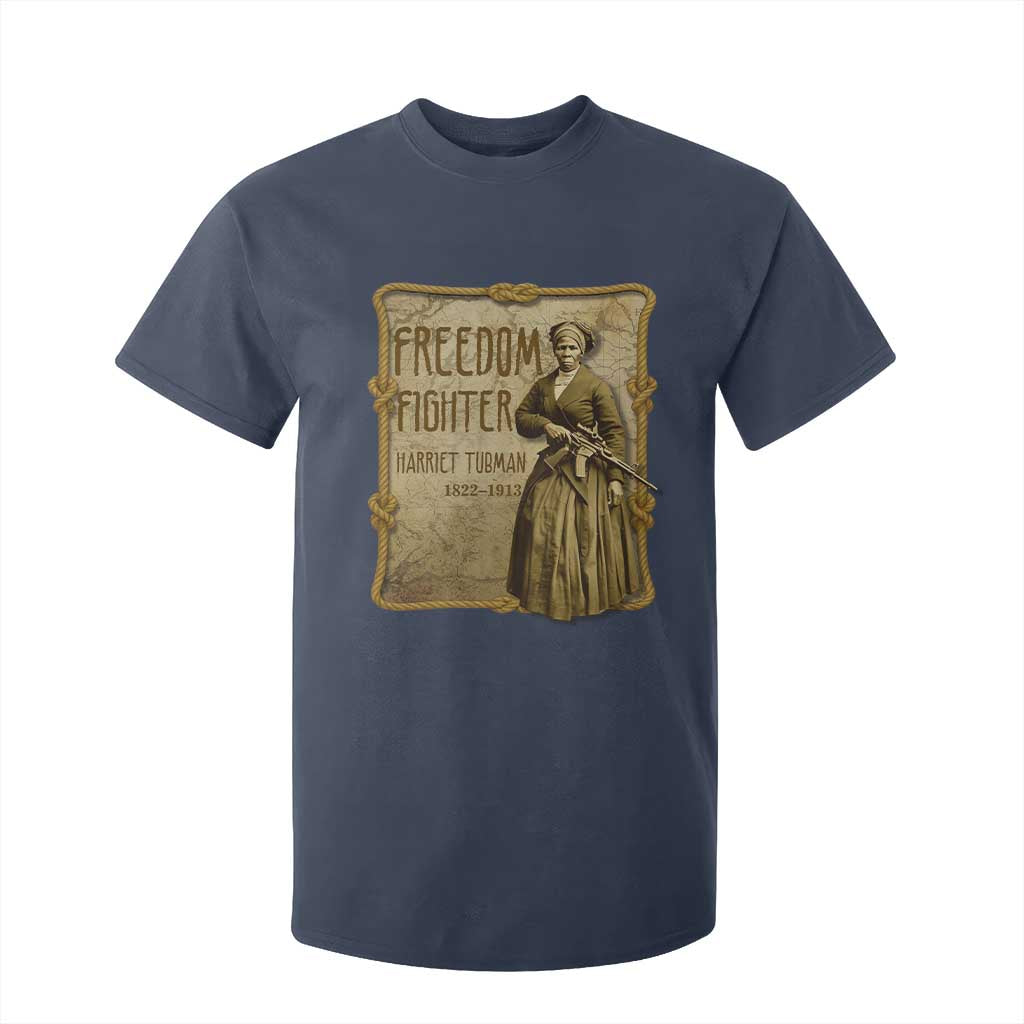 Harriet Tubman Freedom Fighter T Shirt For Kid Feminist History Gift