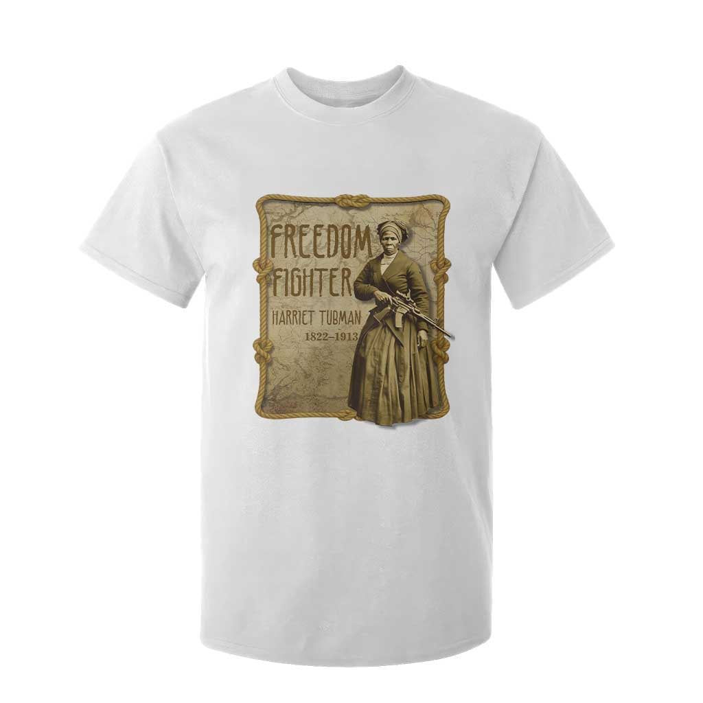 Harriet Tubman Freedom Fighter T Shirt For Kid Feminist History Gift