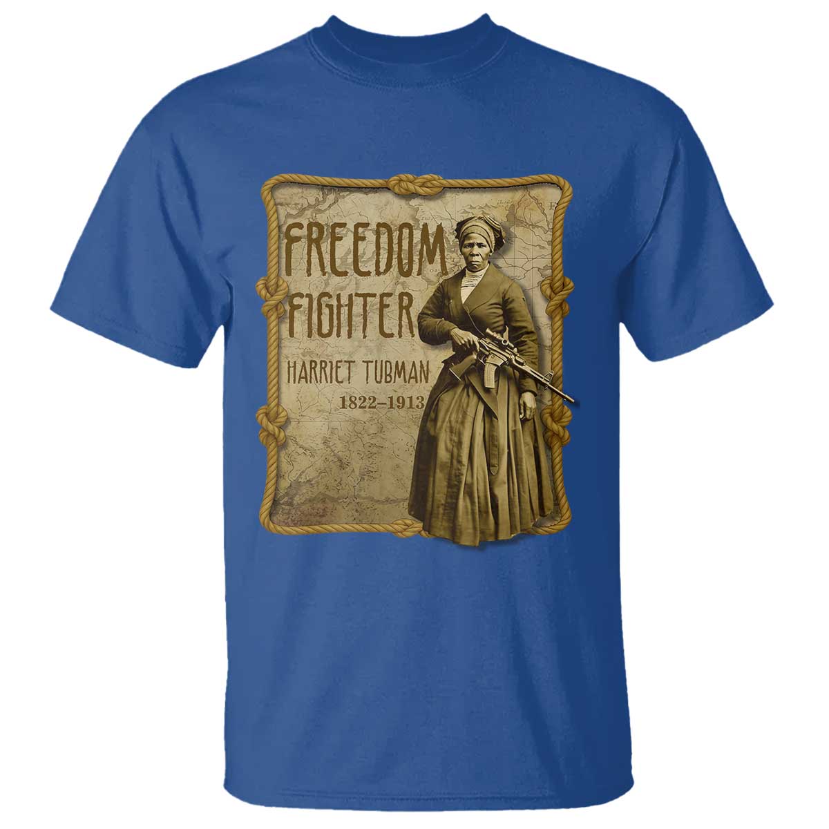 Harriet Tubman Freedom Fighter T Shirt Feminist History Gift