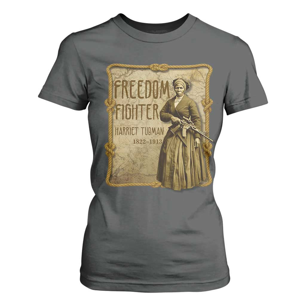 Harriet Tubman Freedom Fighter T Shirt For Women Feminist History Gift