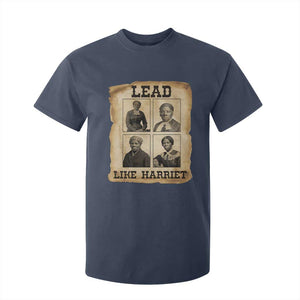 Vintage Harriet Tubman Poster T Shirt For Kid Lead Like Harriet