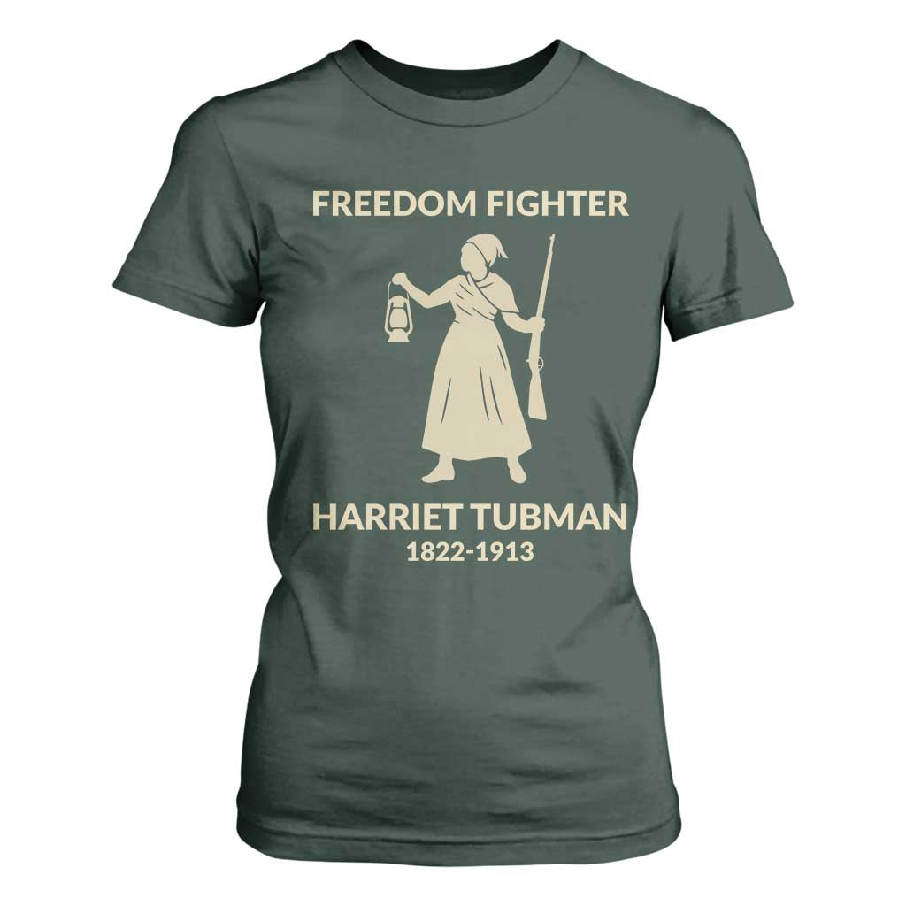 Harriet Tubman Freedom Fighter T Shirt For Women History Lover Gift