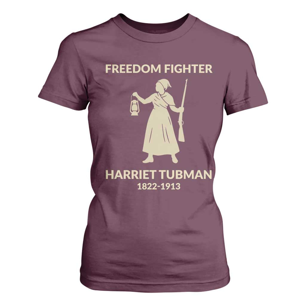 Harriet Tubman Freedom Fighter T Shirt For Women History Lover Gift