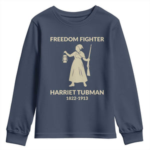 Harriet Tubman Freedom Fighter Youth Sweatshirt History Lover Gift