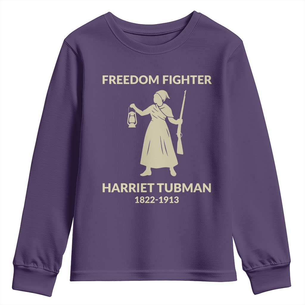 Harriet Tubman Freedom Fighter Youth Sweatshirt History Lover Gift