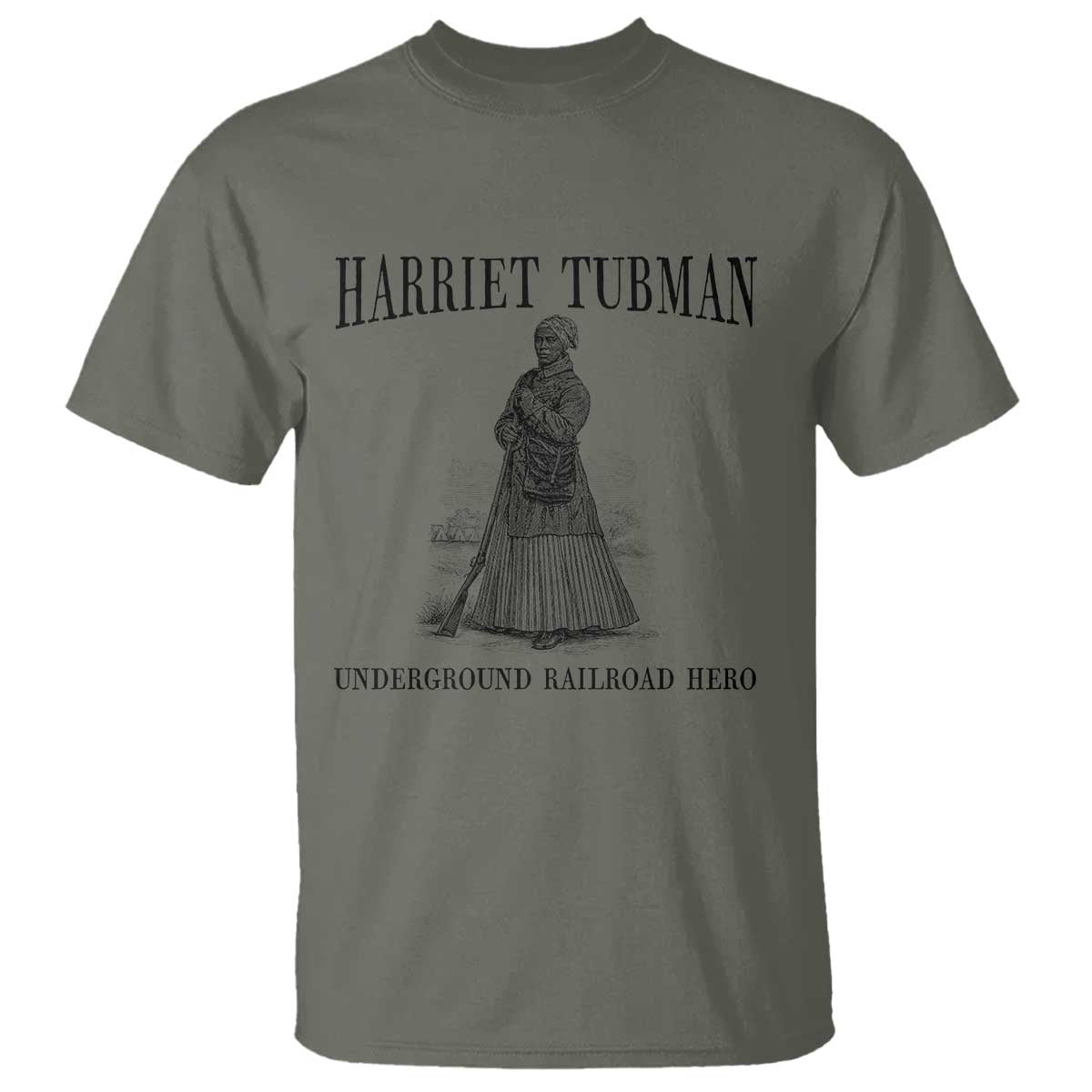 Harriet Tubman T Shirt Underground Railroad Freedom Leader