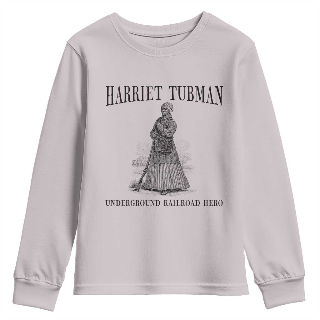 Harriet Tubman Youth Sweatshirt Underground Railroad Freedom Leader
