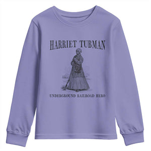 Harriet Tubman Youth Sweatshirt Underground Railroad Freedom Leader