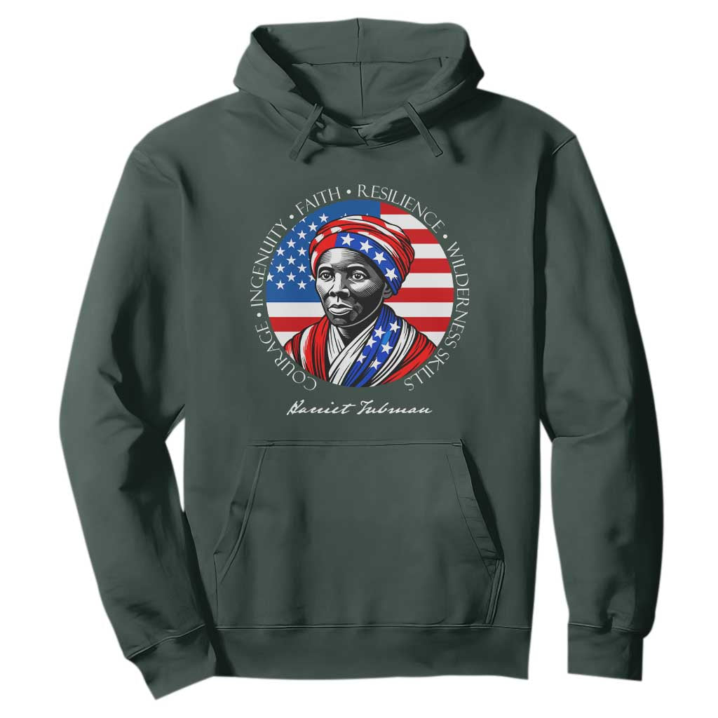 Harriet Tubman Patriotic Hoodie Black History Month Gift