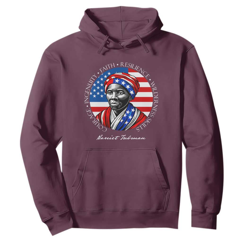 Harriet Tubman Patriotic Hoodie Black History Month Gift