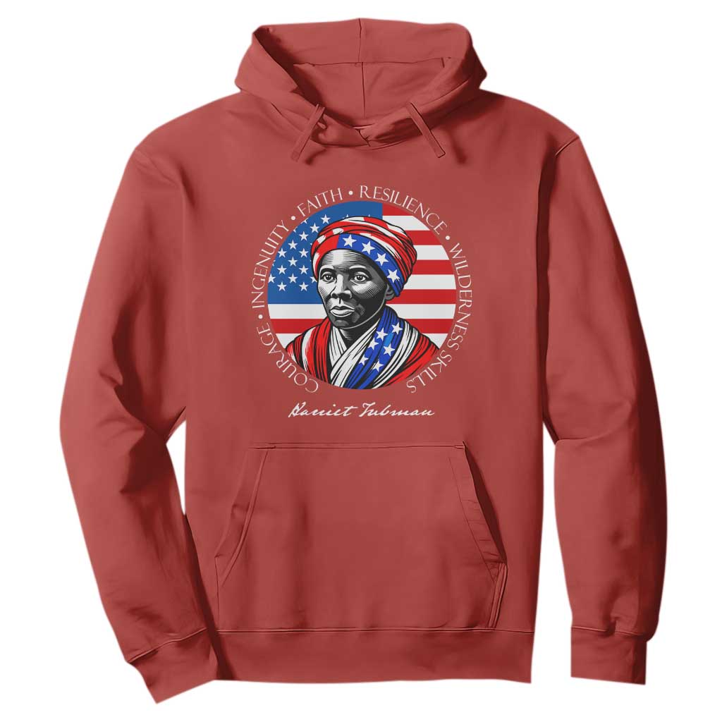 Harriet Tubman Patriotic Hoodie Black History Month Gift