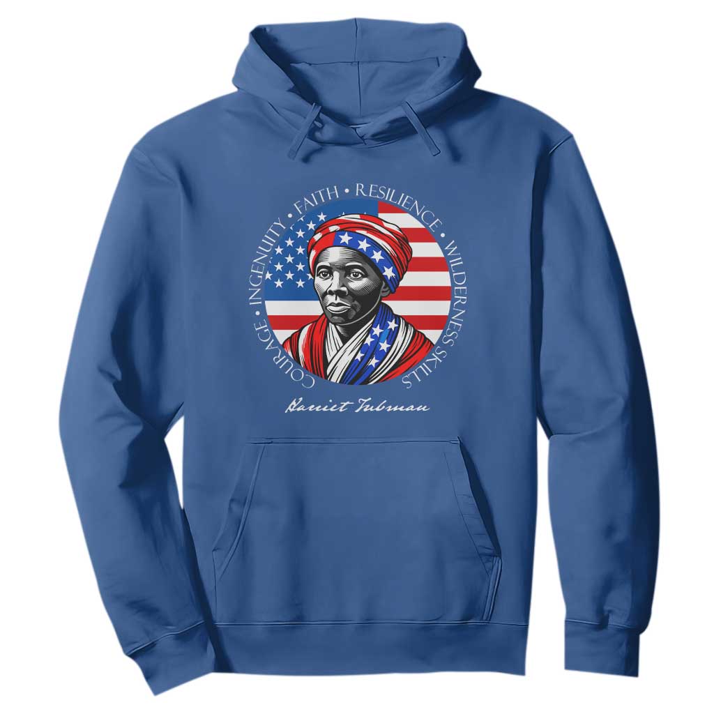 Harriet Tubman Patriotic Hoodie Black History Month Gift