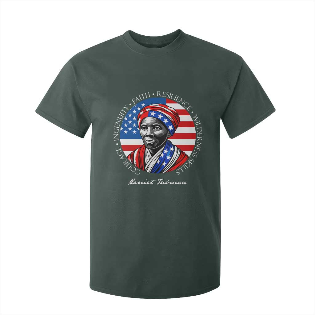 Harriet Tubman Patriotic T Shirt For Kid Black History Month Gift