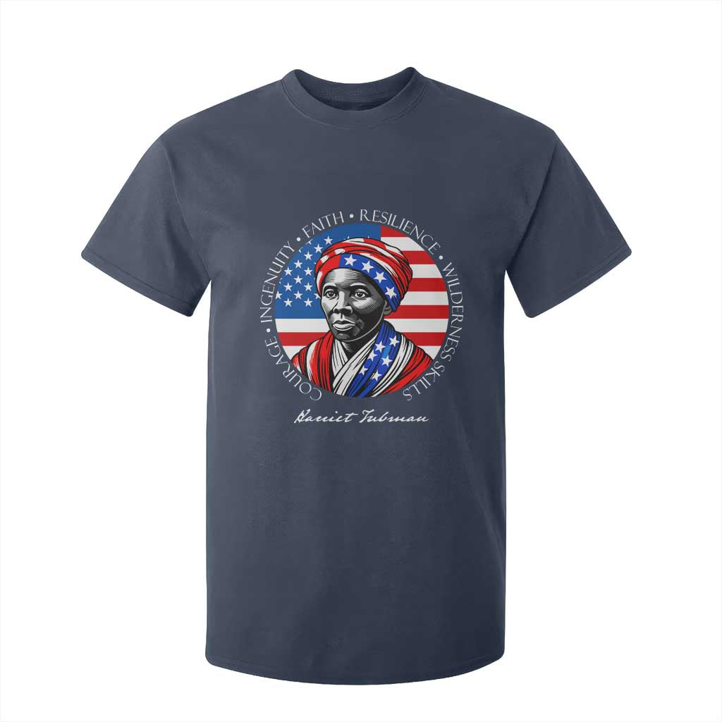 Harriet Tubman Patriotic T Shirt For Kid Black History Month Gift
