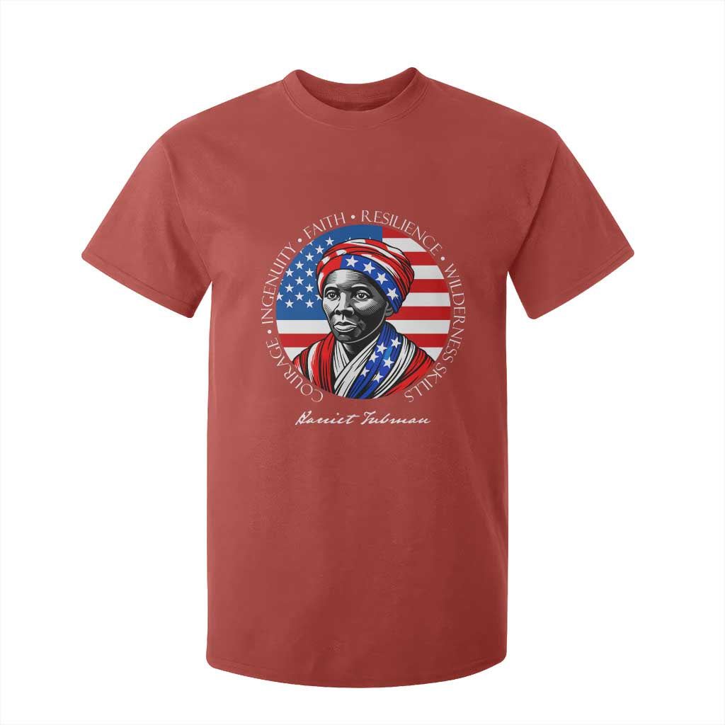 Harriet Tubman Patriotic T Shirt For Kid Black History Month Gift