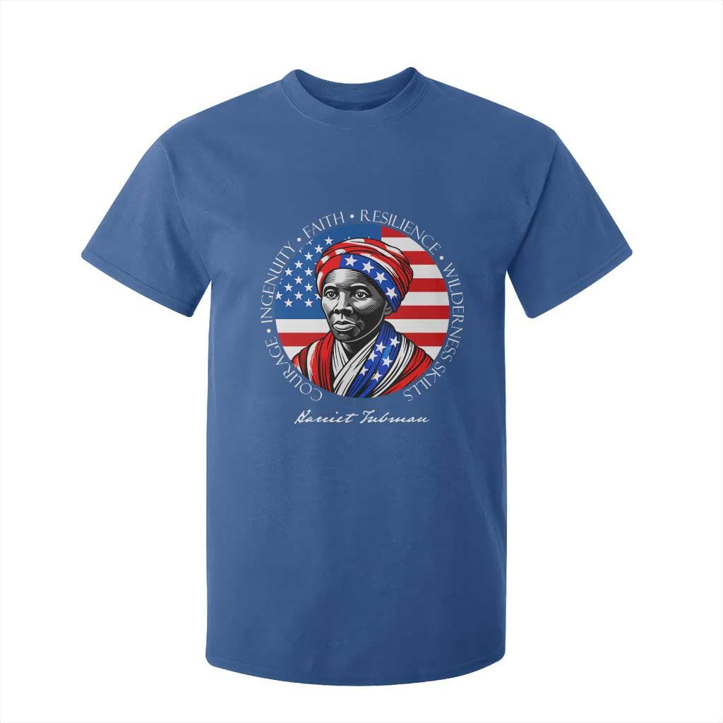 Harriet Tubman Patriotic T Shirt For Kid Black History Month Gift