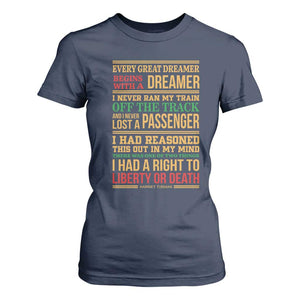 Harriet Tubman Powerful Quote T Shirt For Women Strong Black Women Pride