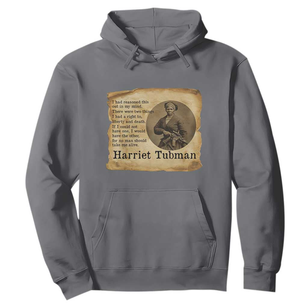Harriet Tubman Quote Hoodie Liberty Or Death Empowerment Gift